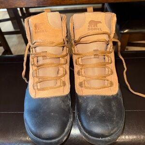 Men’s Sorel Brown and Black Hiking Boots